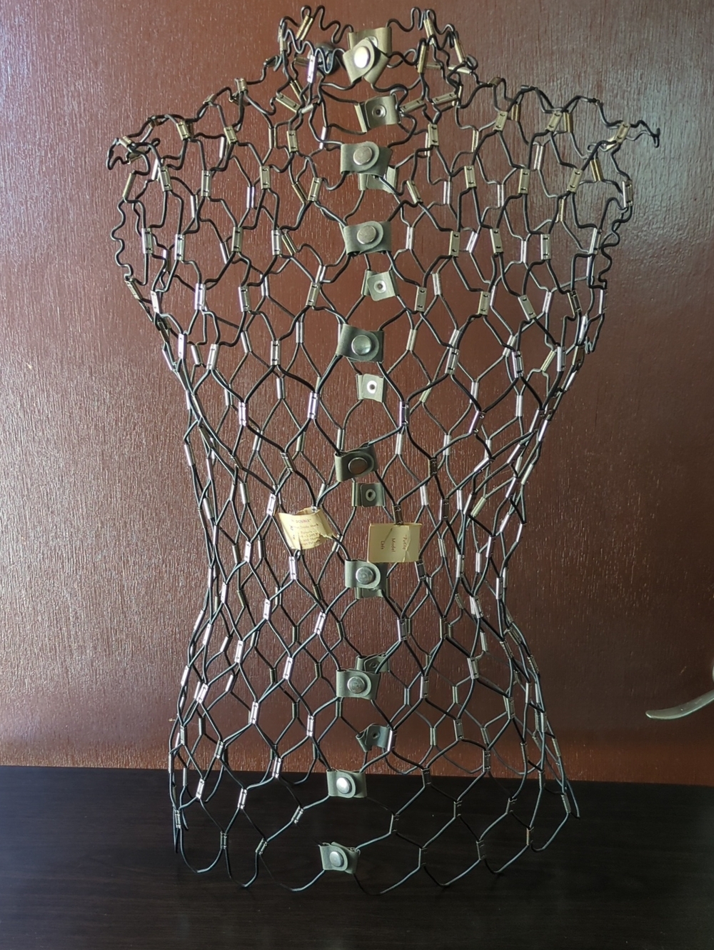 Vintage Dritz My Double Adjustable Wire Mannequin With Foreign Patent